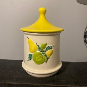 Vintage Holiday Designs Canister